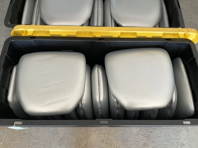 Used 44 PADDED SEAT CUSHIONS Restaurant Front of House Furnishings Michigan US | Miedema Asset Management Group #1761456