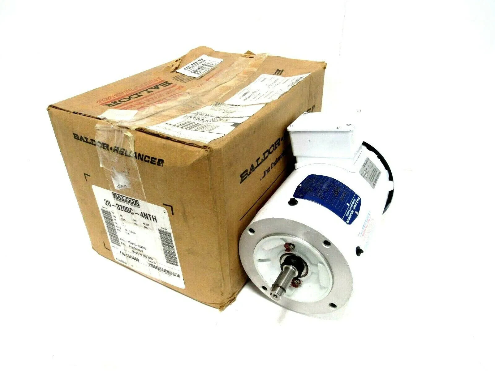 NEW BALDOR 20-3200C-4NTH MOTOR 2HP 208-230/460V 1725 RPM 35S596-0872G2 5/8" DIA.
