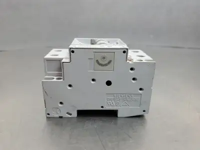 USED Siemens 5SX22 D10 Circuit Breaker, 10A, 400V, 2 Pole w/5SX9100HS