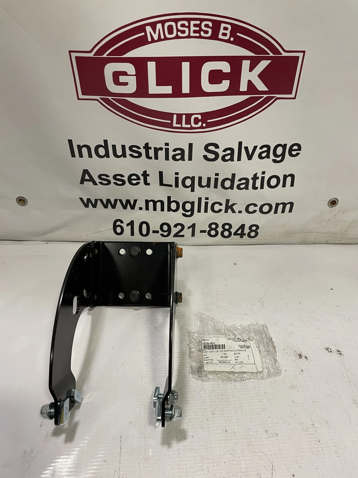 Dorner FADBS-60CV Flexmove Conveyor Chain Bracket Assembly/DR Tail Support -NIB