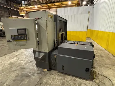 14" x 14" HYDMECH MODEL #H-14A AUTOMATIC HORIZONTAL BAND SAW WITH NESTING: STOCK #23623