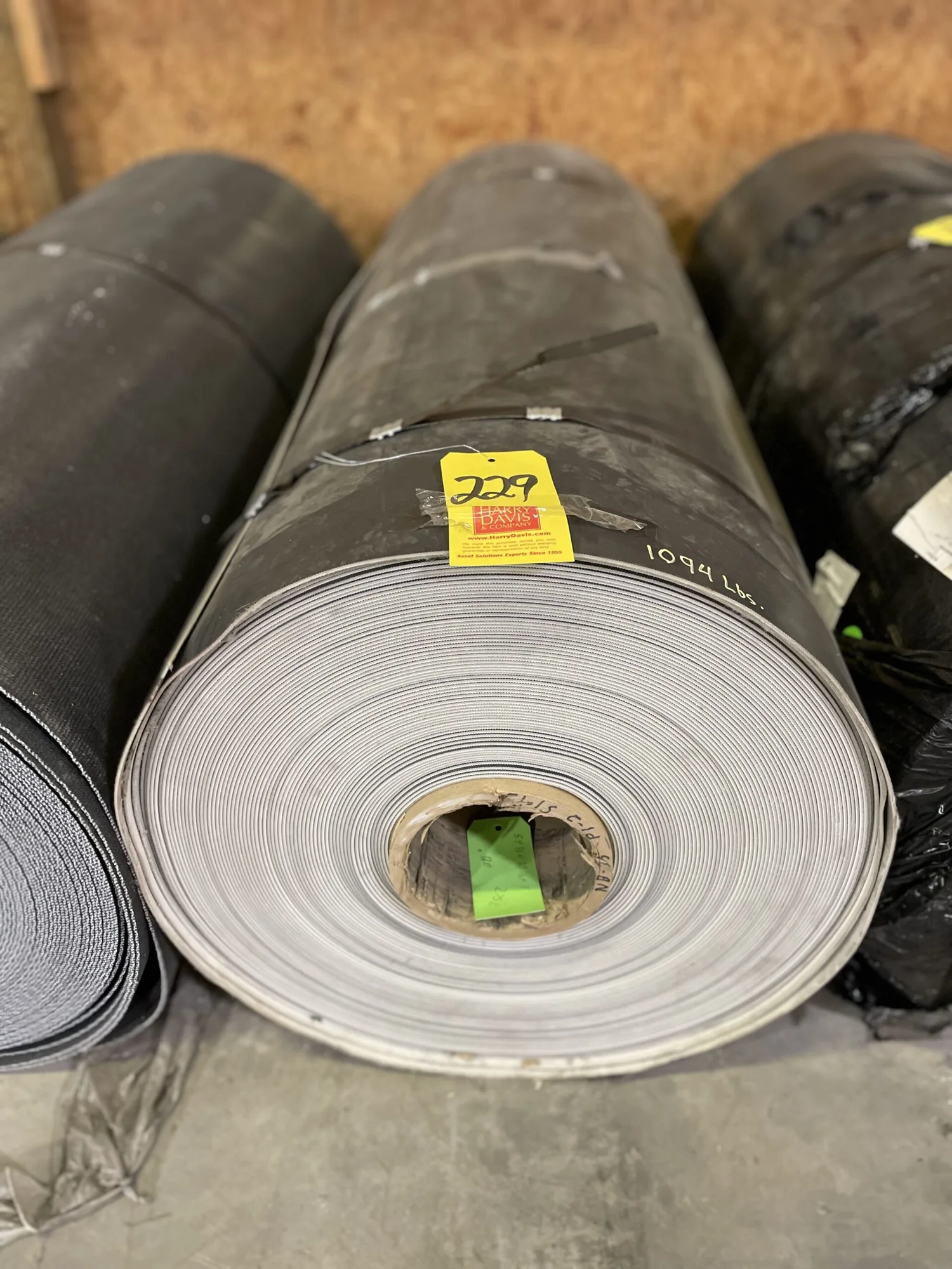 59.5” Smooth Rubber Conveyor Belt 3mm x 275’