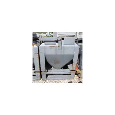 32 CUBIC FT USED TOTE BIN WITH BRAY BUTTERFLY VALVE