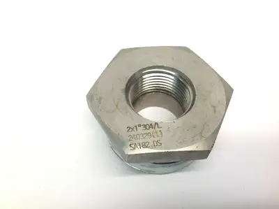 SA182 | 2x1” 304/L Hex Bushing  DS - Used