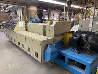92 mm Jinhu Twin Screw Extruder for PE
