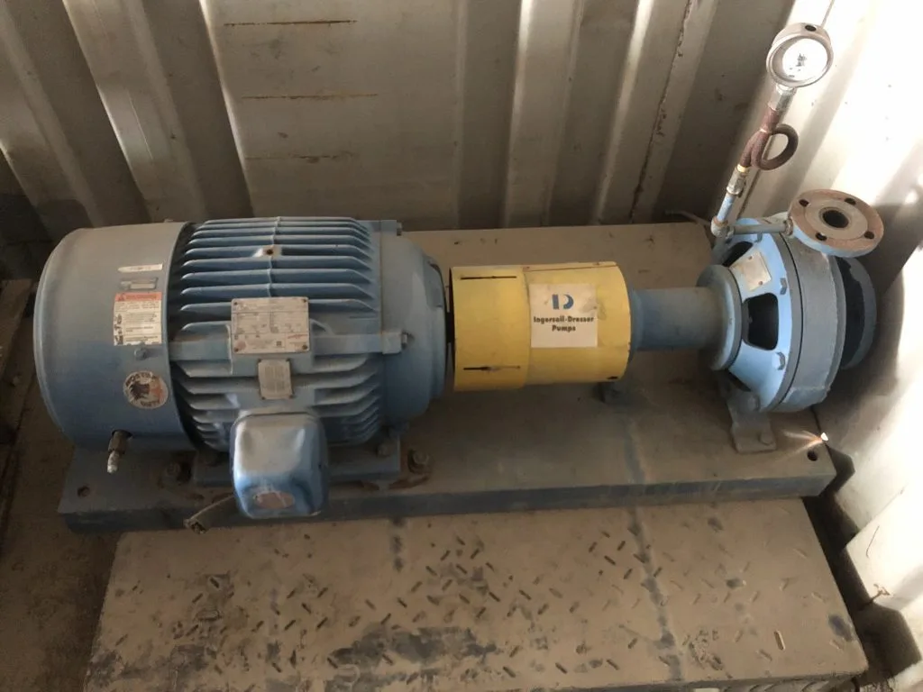 Ingersoll Dresser Pump 3X1.5X10 Centrifugal Pump 30 HP Electric Motor