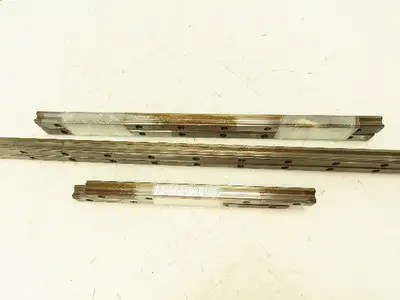 AMT Linear Rail Guide Carriage 3/4" Wide Pairs of 11" 19" 56.75" Long