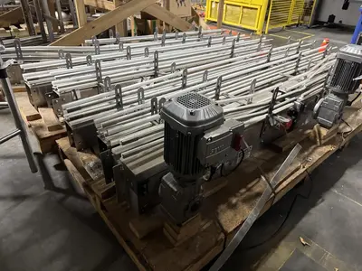 USED 2018 ALLIANCE INDUSTRIAL BOTTLE TRACK CONVEYOR SYSTEM