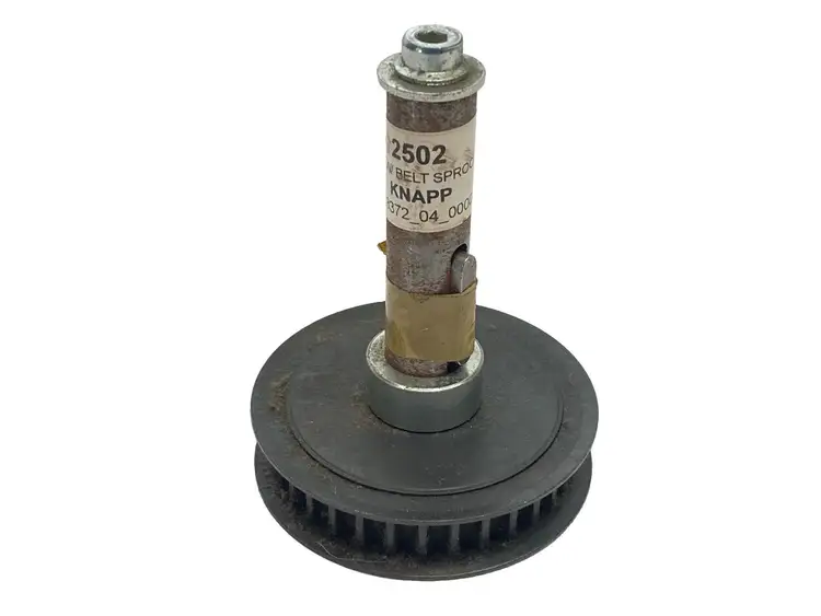 New | in-Stock Knapp Shaft With Belt Sprocket Conveyor Parts Michigan US | Maverick Industrial Sales #1395225