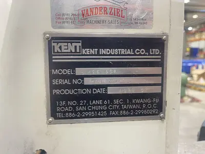 Kent 6"x14" Chuck, #KGS-200, Hand Feed Surface Grinder