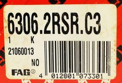 NEW FAG 6306.2RSR.C3