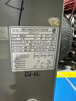 USED REX MFG. BA45JM