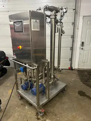 Titanium Cross-Flow Filter - Automated Beverage Filtration System