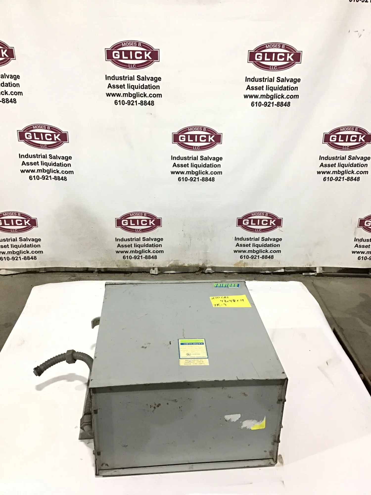 Hevi-Duty HT5F9AS Control Transformer 9 kVA  3-Phase