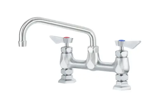 Krowne DX-908 Deck Mount Faucet w/ 8" Swing Spout - 8" Centers