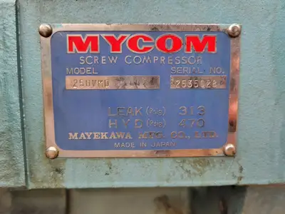 Used MYCOM 250VMD Parts (Hydraulics and Pneumatics) British Columbia CA | Lenmark #1426179