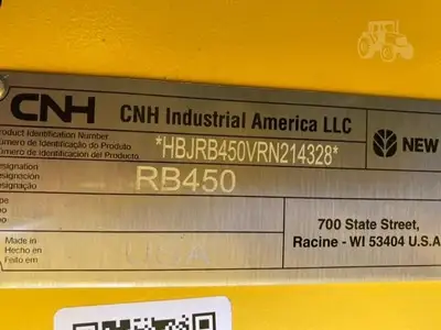 New | in-Stock 2024 NEW HOLLAND ROLL-BELT 450 Square Balers Maine US | Beauregard Equipment #1511368