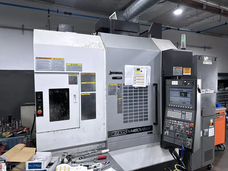 Used 2019 Okuma Genos M460V-5AX Vertical Machining Centers (5-Axis or More) Illinois US | Machine Tool Bids #785625