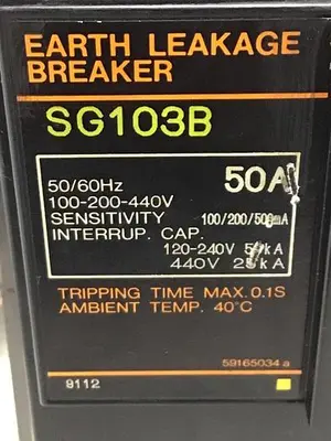 USED FUJI ELECTRIC SG103B-50