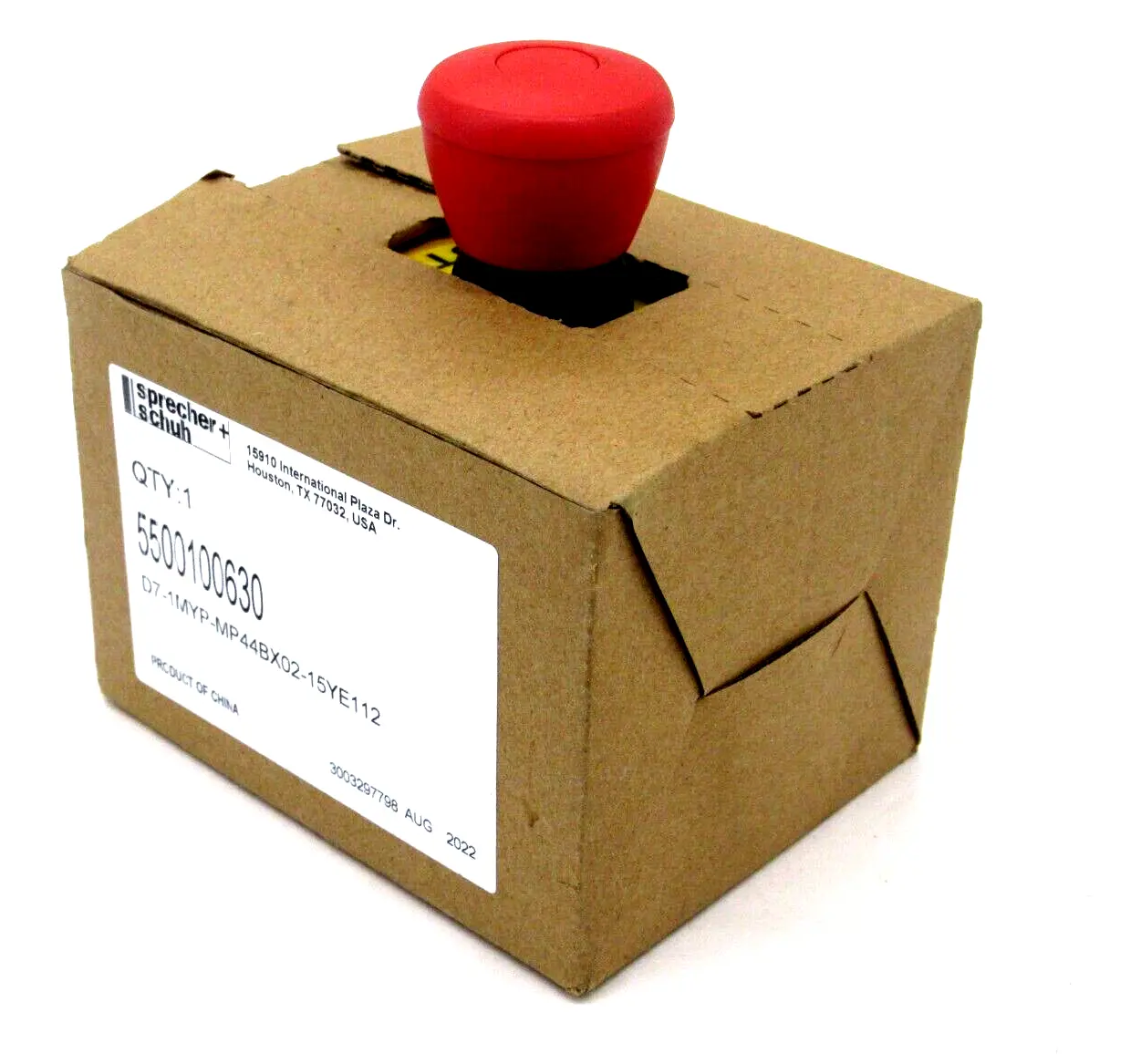 NEW SPRECHER+SCHUH D7-1MYP-MP44BX02-15YE112 PUSHBUTTON D71MYPMP44BX0215YE112
