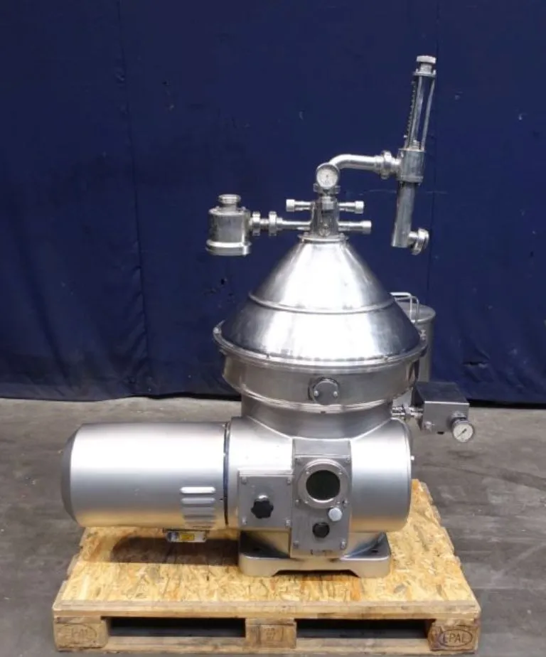 SPX Seital SE 20X self-cleaning warm milk separator, 316SS.