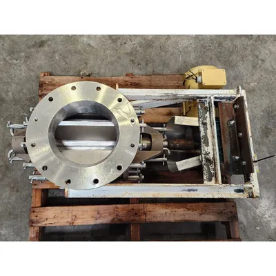 Used 10" Dia. Stainless Steel Rotary Valve Feeder