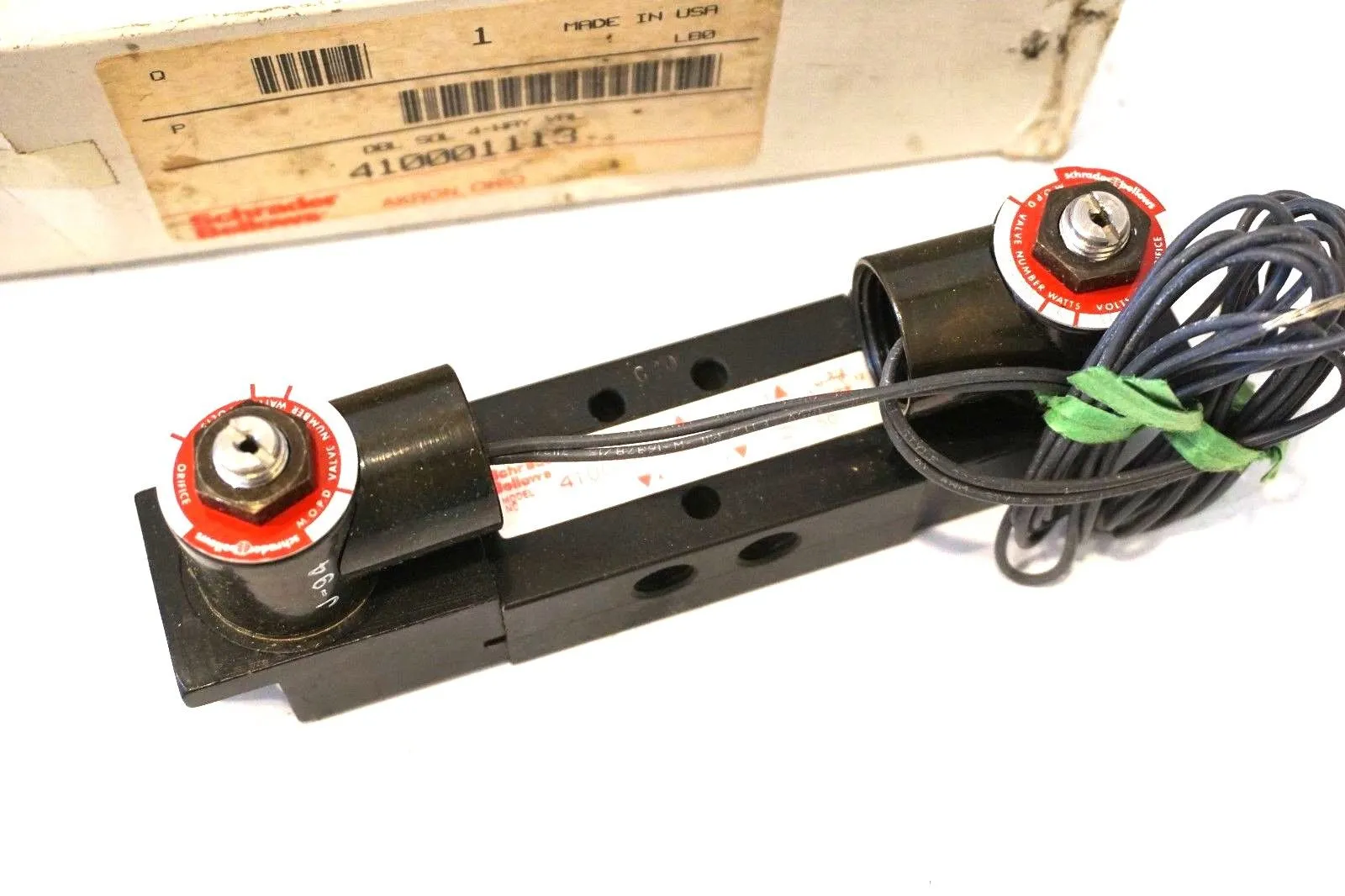 NEW SCHRADER BELLOWS 410001113 4 WAY SOLENOID VALVE