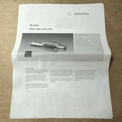 NEW Sartorius PR6207/51C3