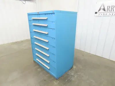 Nu-Era Tool Storage Cabinet Modular 8 Drawer 45x28x61" Lista Stanley Vidmar