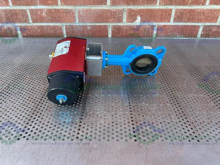 Used AXEL LARSSON AL77 230-SR ACTUATOR W/ AXEL LARSSON AL 42 DN 065 BUTTERFLY VALVE Valves/Fittings California US | Equipment Lab #485856