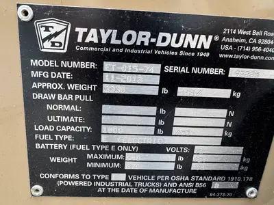 Used 2013 TAYLOR DUNN ET-015-74 Utility Vehicles Minnesota US | Birnstengel Equipment #1554107