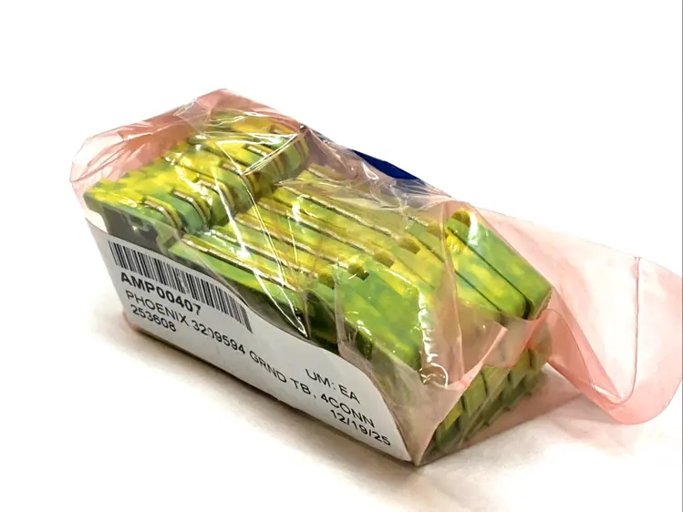New | in-Stock Phoenix Contact Terminal Block DIN Rail 3209594 LOT OF 6 Terminal Blocks Michigan US | Maverick Industrial Sales #1398911