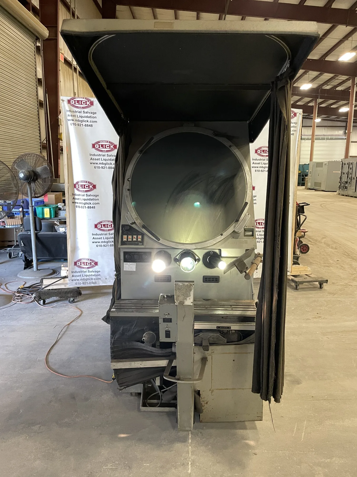 Scherr Tumico 222-500 Optical Comparator 115V 1PH