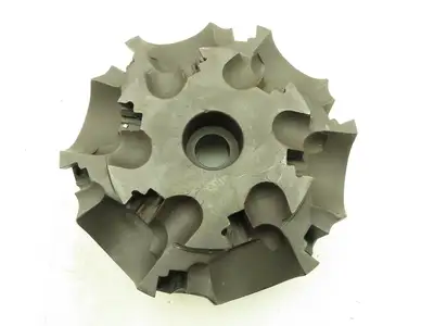 RK TOOL SMC6212-11047 Indexable Face Mill 12-Insert Double Cutter 4.2" x 6.2"