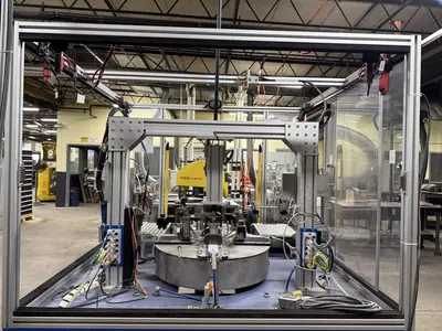 USED 2019 BRAIZING AND SOLDERING AUTOMATIC BRAZING MACHINE