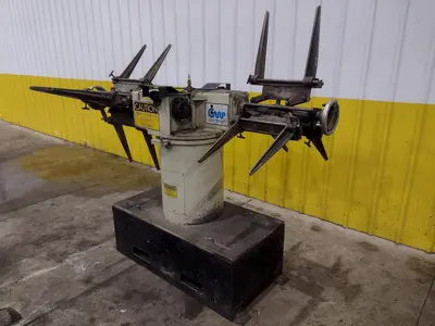 3,000 LBS C.W.P. MODEL #2.5 RD DUAL COIL REEL UNCOILER: YOBRO #25066