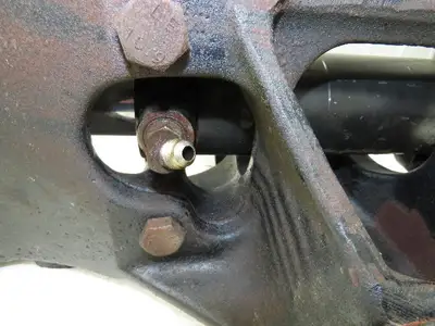 Hyster E50XM-33 Electric Forklift Rear Axle Dual Hydraulic Steering Assembly