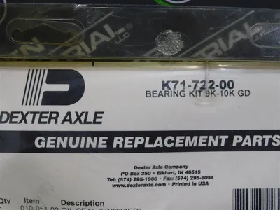 Dexter Ael K71-722-00 Bearing Kit New