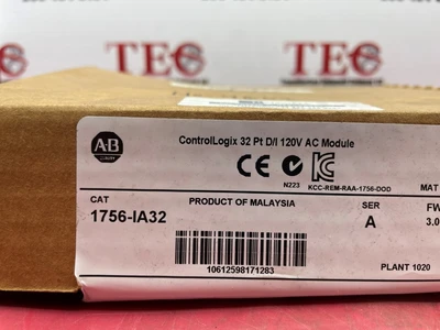 NEW ALLEN BRADLEY NO: 1756-IA32