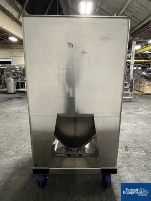 USED TOTE Systems 48" x 42" x 10"  Tote Systems Stainless Steel Transfer Bins