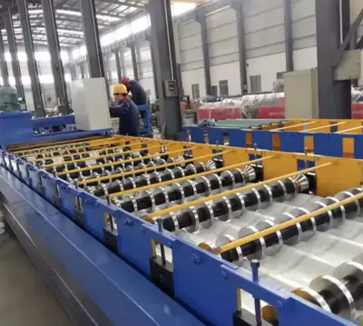 5 Rib Metal Roofing Sheet Roll Forming Machine China