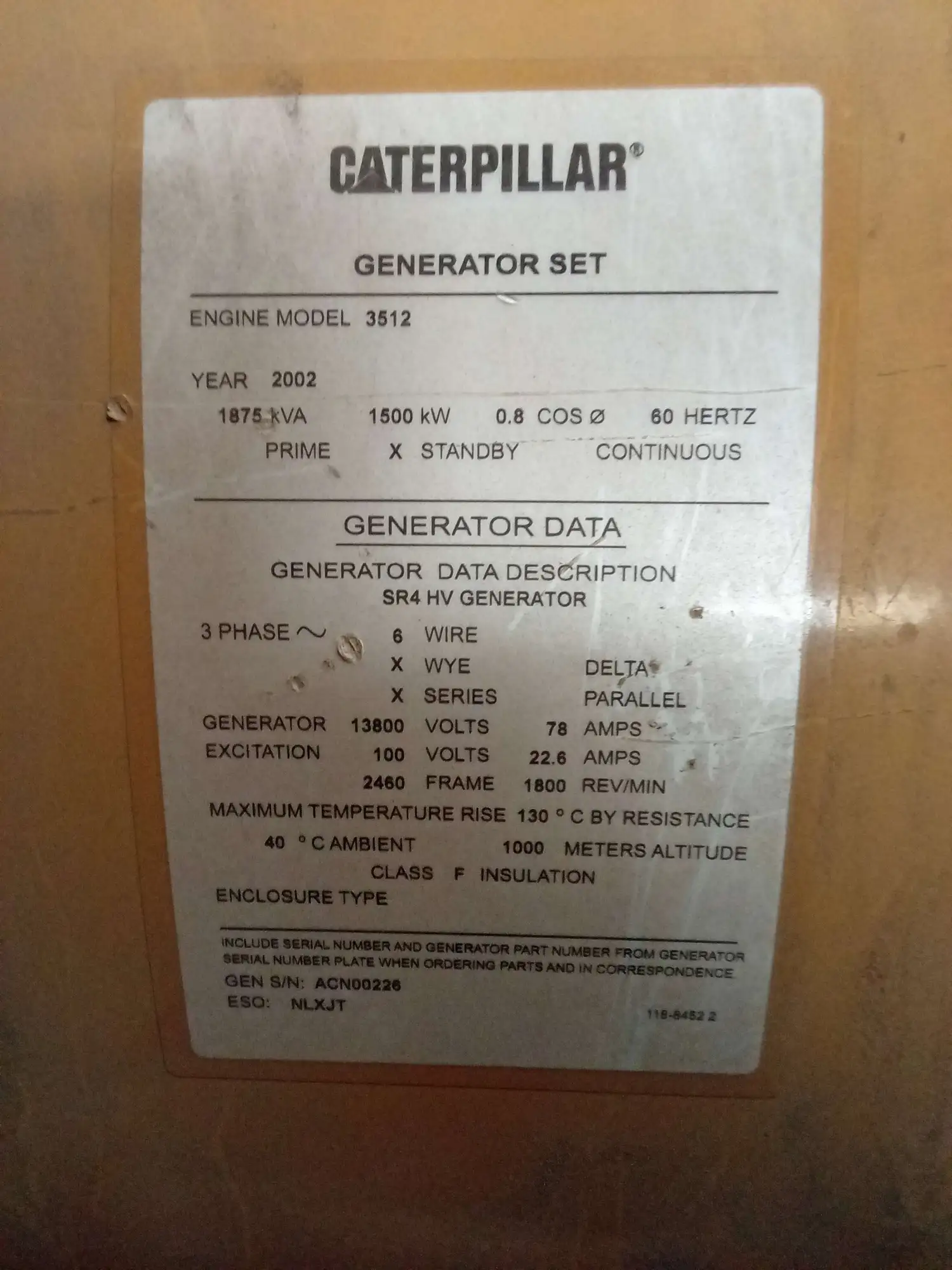 Used CAT _UNKNOWN_ Generator Parts Texas US | Apollo Electric #1514416