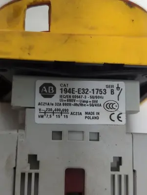 Used ALLEN BRADLEY 194E-E32-1753 Disconnects Ohio US | Surplus Asset Holdings #1547658