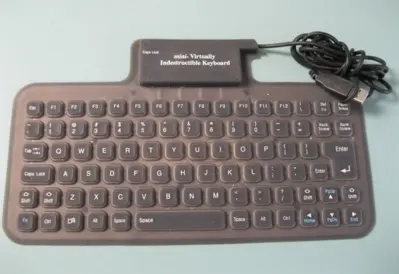 Lot Lab Takeout IT Peripherals Washable Indestructible Keyboard & 6 USB Mouse C6