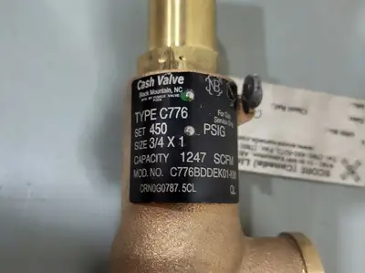 NEW CASH VALVE C776BDDEK01-KM