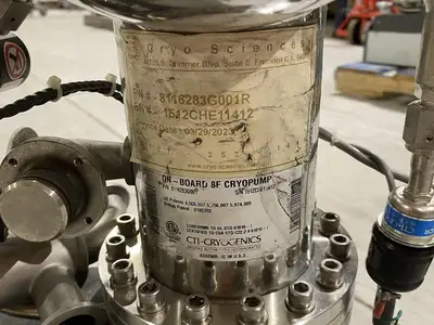 Used Brooks CTI Cryogenics OnBoard Cryopump Vacuum Pumps Michigan US | Maverick Industrial Sales #1423195