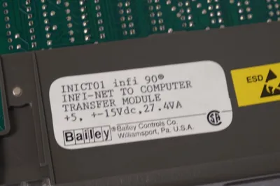 NEW BAILEY CONTROLS INICT01 INFI 90 INFI-NET TO COMPUTER TRANSFER MODULE
