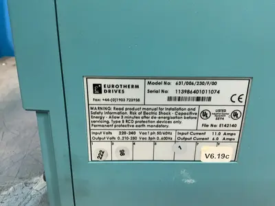 Used EUROTHERM DRIVES 631/006/230/F/00 Variable Speed Drives Ohio US | HGR 24 #1323833