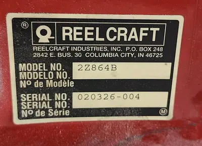USED REELCRAFT 2Z864B