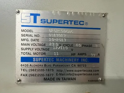 2013 SUPERTEC G25P-50CNC Universal Cylindrical Grinders | CNC EXCHANGE (11)